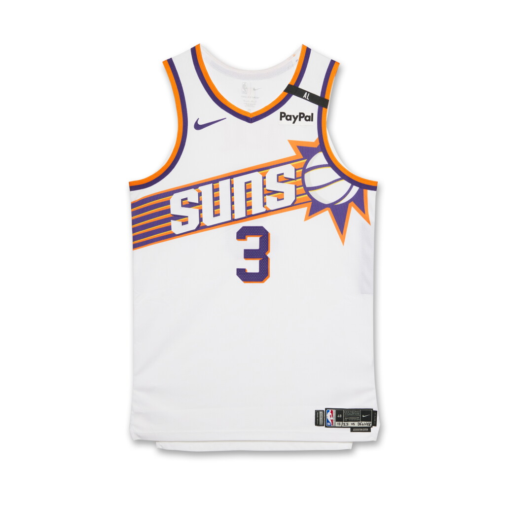 View full screen - View 1 of Lot 221. Bradley Beal ‘Christmas Day’ Phoenix Suns 2024-2025 Game Worn Association Edition Jersey .
