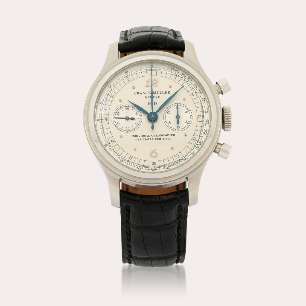 View full screen - View 1 of Lot 113. Sports Chronograph | A stainless steel chronograph wristwatch | Circa 1994.