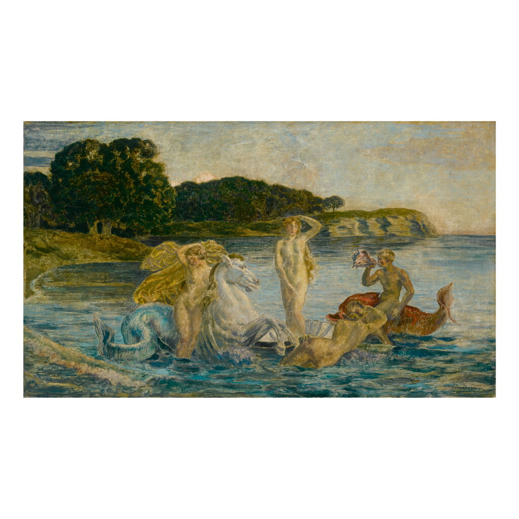 View full screen - View 1 of Lot 22. ÉMILE-RENÉ MÉNARD | THE BIRTH OF VENUS.