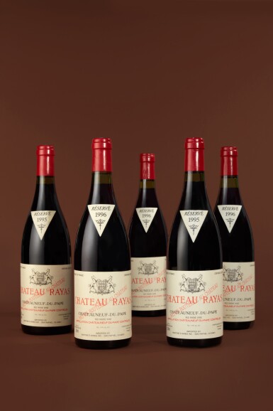 View full screen - View 1 of Lot 322. Châteauneuf du Pape, Château Rayas 1996 (9 BT).