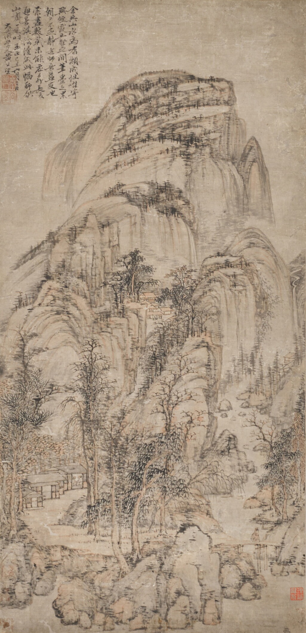 View full screen - View 1 of Lot 176. Attributed to Huang Gongwang, Landscape.
