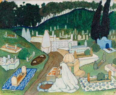 View full screen - View 1 of Lot 343. Cimetière musulman au Maghreb .