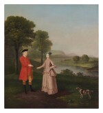 Portrait of Mr. and Mrs. John Broadhurst of Foston Hall, Derbyshire