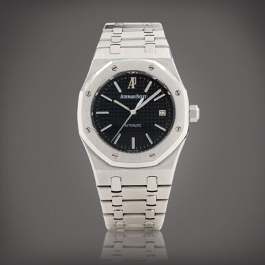 View full screen - View 1 of Lot 108. Royal Oak, reference 15300ST Montre bracelet en acier avec date | Stainless steel wristwatch with date and bracelet Vers 2005 | Circa 2005.