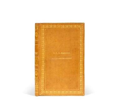 View full screen - View 1 of Lot 403. Ascensions aux cimes de l'Etna et du Mont-Blanc, 1835. Exemplaire offert à la duchesse de Berry..