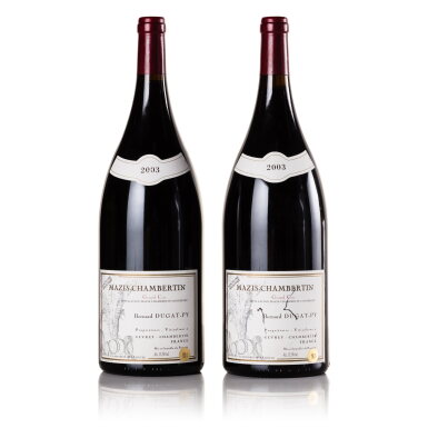 View full screen - View 1 of Lot 368. Mazis Chambertin, Vieilles Vignes 2003 Bernard Dugat-Py (2 MAG).