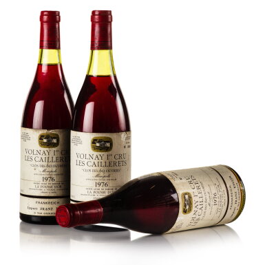 View full screen - View 1 of Lot 416. Volnay, Les Caillerets, Clos des 60 Ouvrées 1976 Domaine de La Pousse d'Or (3 BT).