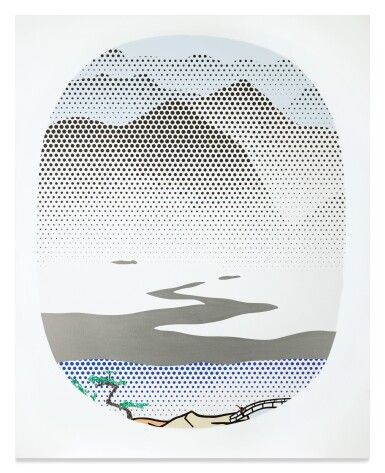 View full screen - View 1 of Lot 34. ROY LICHTENSTEIN | LANDSCAPE WITH SILVER RIVER.