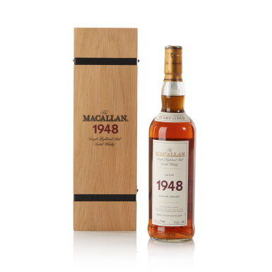 View full screen - View 1 of Lot 38. The Macallan Fine & Rare 53 Year Old 45.3 abv 1948 .