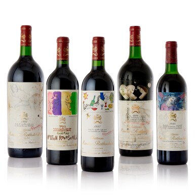 View full screen - View 1 of Lot 6358. Château Mouton Rothschild "Vertical" (6 BT).