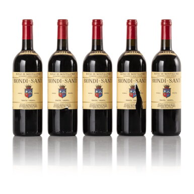 View full screen - View 1 of Lot 660. Rosso di Montalcino 1995 Biondi-Santi (5 BT).