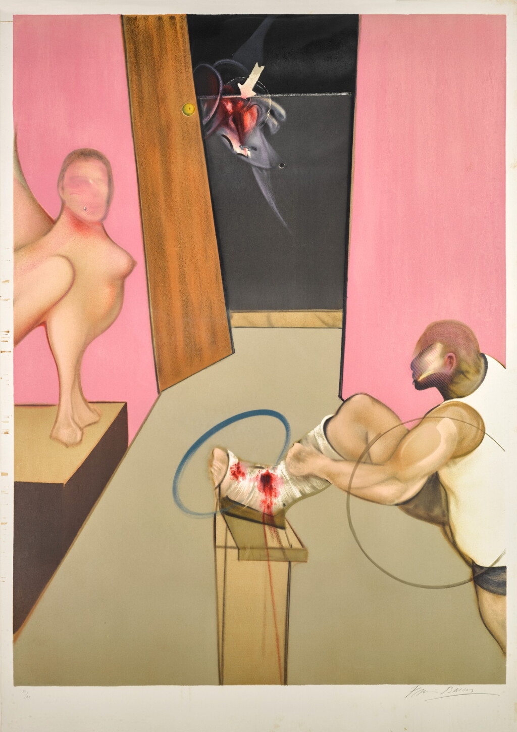 View full screen - View 1 of Lot 153. Oedipus and the Sphinx after Ingres (Sabatier 18).