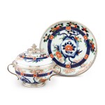 A French silver-mounted Imari porcelain bowl, cover and stand, the porcelain, Japan, circa 1700, the silver mounts, Paris, 1717-1722