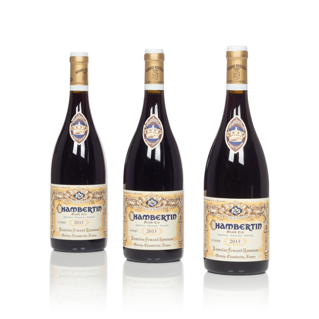 View full screen - View 1 of Lot 8066. Chambertin 2015 Domaine Armand Rousseau (3 BT).