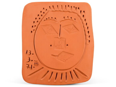 View full screen - View 1 of Lot 70. PABLO PICASSO | VISAGE À LA FRAISE (A. R. 625).