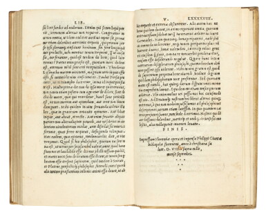 View full screen - View 1 of Lot 91. Cicero, Tusculanae, Florence, Giunta, 1508, later vellum, Boutourlin copy.