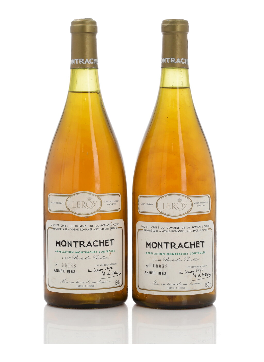 View full screen - View 1 of Lot 58. Montrachet 1982 Domaine de la Romanée-Conti (2 MAG) .