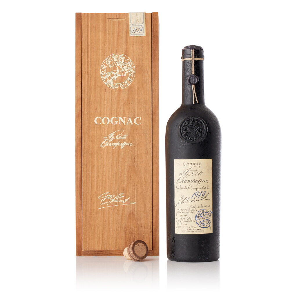 View full screen - View 1 of Lot 6784. Lheraual Petite Champagne Cognac 48.0 abv 1979 (1 BT70).