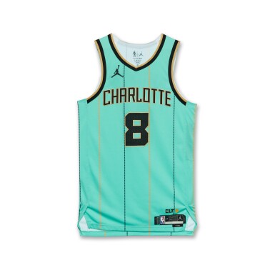 View full screen - View 1 of Lot 250. Nick Smith Jr. Charlotte Hornets 2024-2025 Game Issued City Edition Jersey .