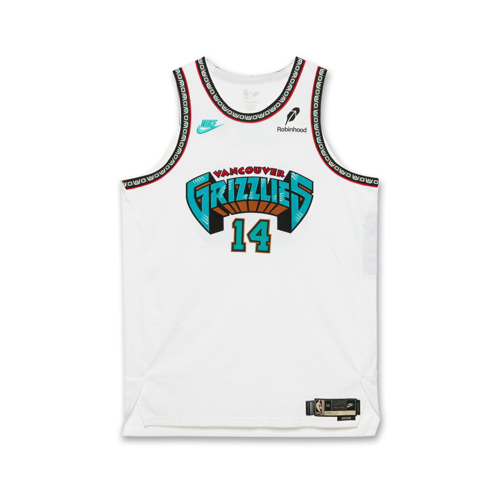View full screen - View 1 of Lot 130. Zach Edey Memphis Grizzlies 2024-2025 Game Worn Classic Edition Jersey .