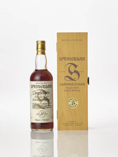 View full screen - View 1 of Lot 4067. Springbank Single Malt Limited Edition Aged 30 Years NV (1 BT70).