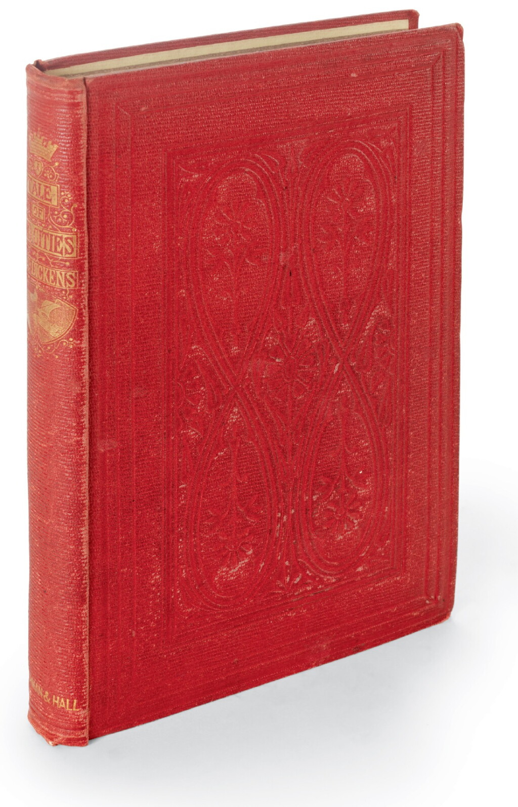 View full screen - View 1 of Lot 176. Dickens, A Tale of Two Cities, 1859, first book edition, author's copy, with bookplate.