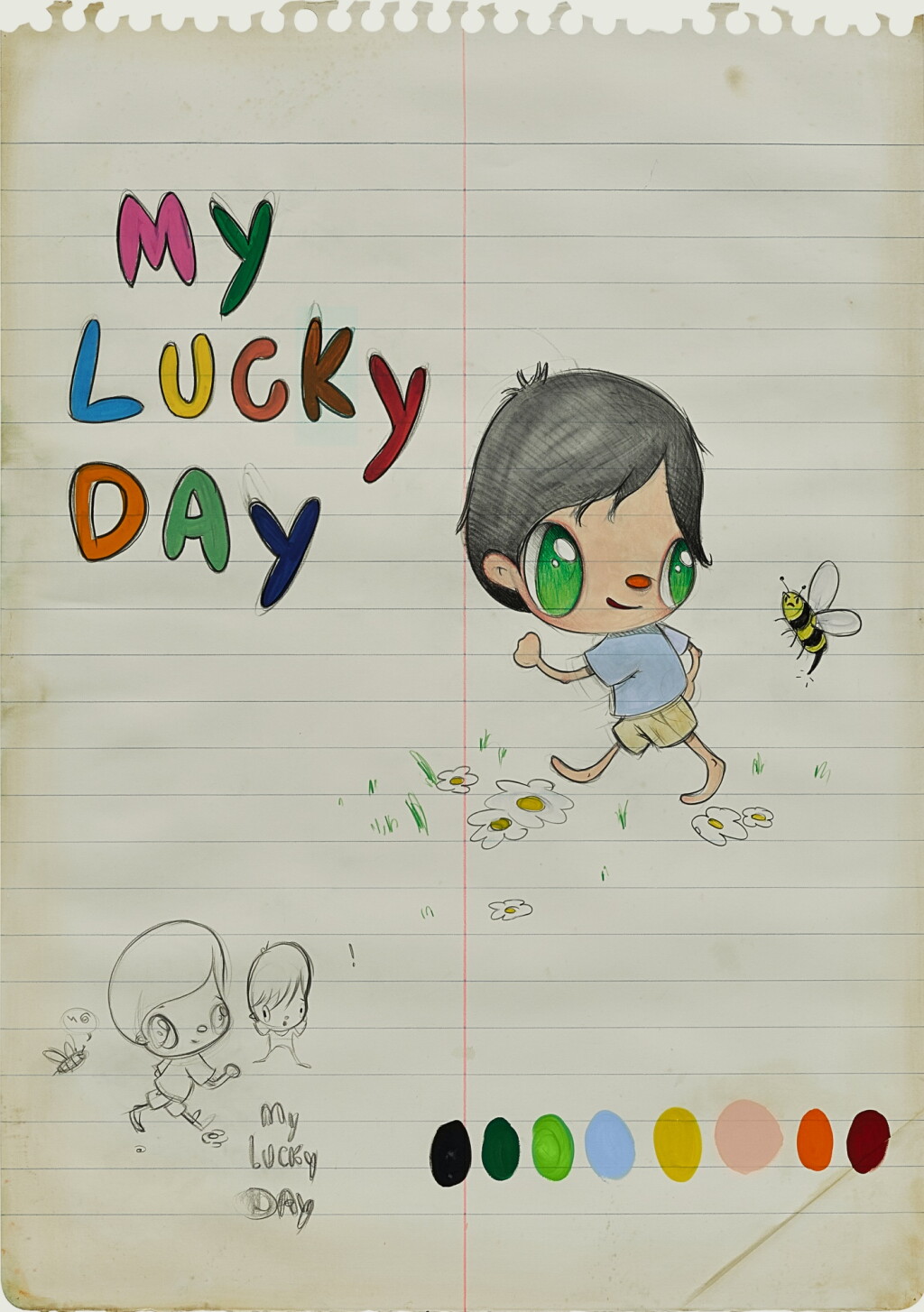 View full screen - View 1 of Lot 810. Javier Calleja 哈維爾 · 卡勒加 | My Lucky Day 我的幸運日.