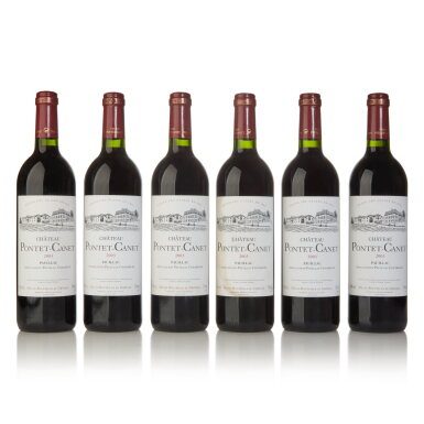 View full screen - View 1 of Lot 520. Château Pontet Canet 2003 (12 BT).