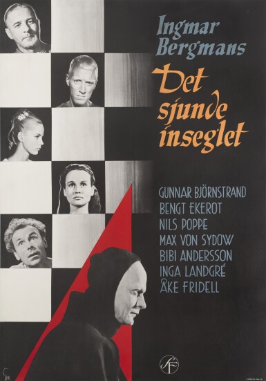 View full screen - View 1 of Lot 121. Det Sjunde Inseglet | The Seventh Seal (1957).