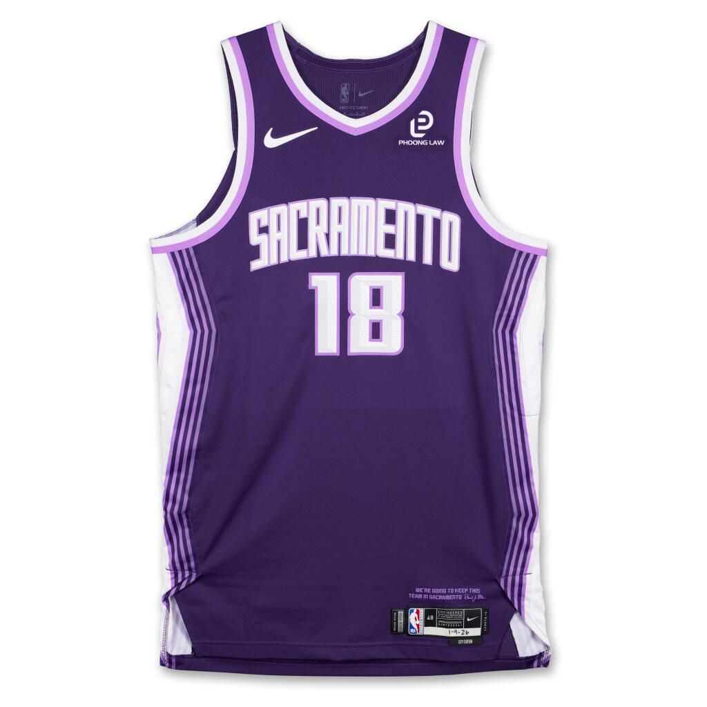 View full screen - View 1 of Lot 6. Russell Westbrook Sacramento Kings 2025-2026 Game Worn City Edition Jersey.