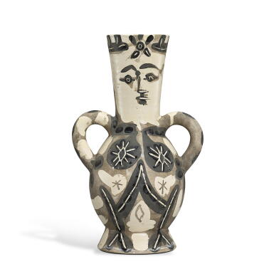 View full screen - View 1 of Lot 77. Vase deux anses hautes (A. R. 141).
