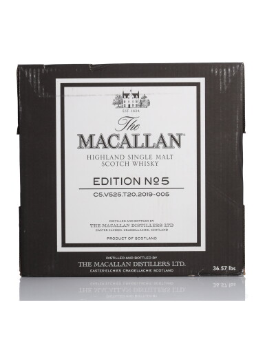 View full screen - View 1 of Lot 14. The Macallan Edition No.5 48.5 abv NV (12 Bottles 75cl).