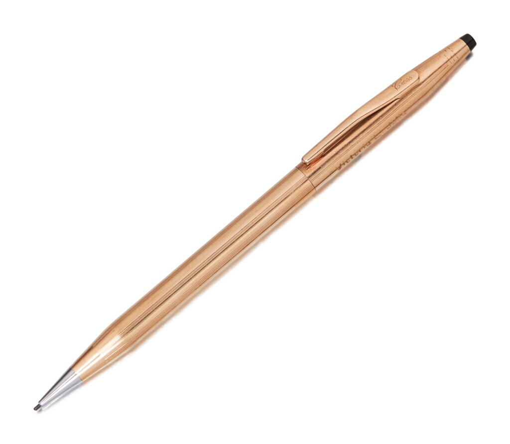 View full screen - View 1 of Lot 122. CROSS | A GOLD FILLED BALLPOINT PEN, CIRCA 2000.
