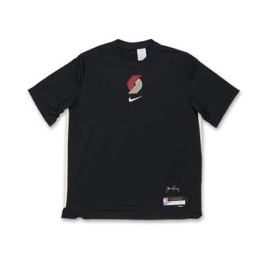 View full screen - View 1 of Lot 211. Jabari Walker Portland Trail Blazers 2023-2024 City Edition Warmup Set.