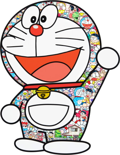 View full screen - View 1 of Lot 511. Takashi Murakami 村上隆 | Doraemon Yay! 多啦A夢耶!.