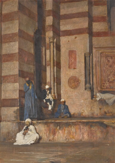 View full screen - View 1 of Lot 78. Porch of Sultan Hassan.