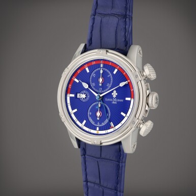 View full screen - View 1 of Lot 52. Reference LM78.20 Geograph | A limited edition titanium automatic chronograph wristwatch with Day/Night indication and date, Circa 2020.