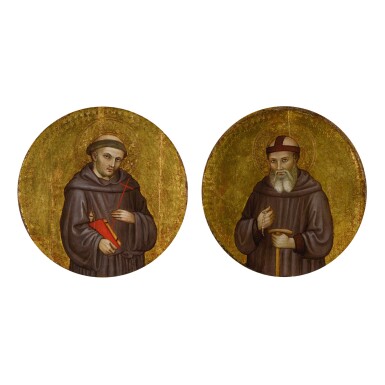 View full screen - View 1 of Lot 20. Saint Francis of Assisi; Saint William of Maleval.