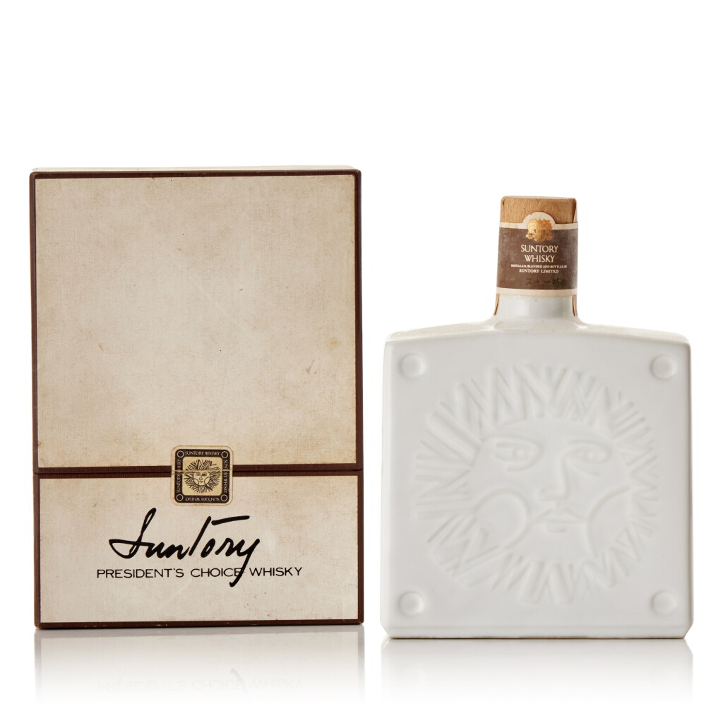 View full screen - View 1 of Lot 6295. Suntory President's Choice Keizo Saji Ceramic Decanter 43.0 abv NV (1 BT72).