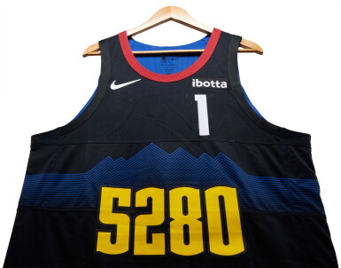 View full screen - View 1 of Lot 32. Michael Porter Jr. Denver Nuggets 2023-2024 In-Season Tournament Game Worn City Edition Jersey .