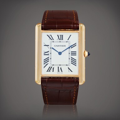 View full screen - View 1 of Lot 670. Tank Louis XL, reference 3280 Montre bracelet en or rose | Pink gold wristwatch Vers 2014 | Circa 2014.