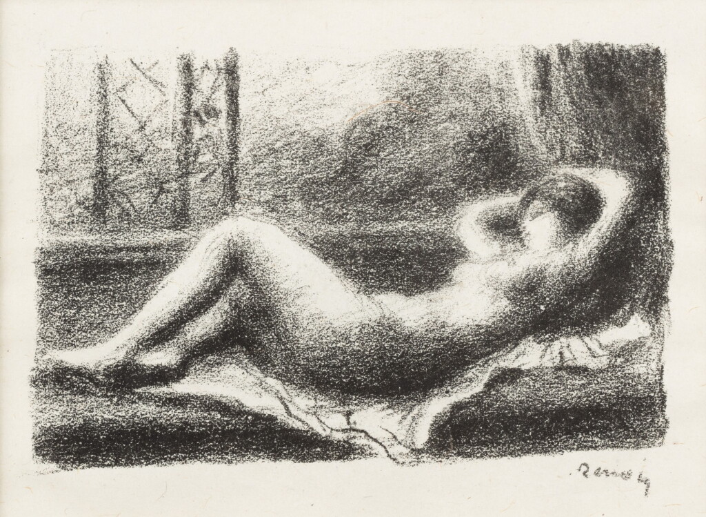 View full screen - View 1 of Lot 318. Odalisque (Delteil 35).