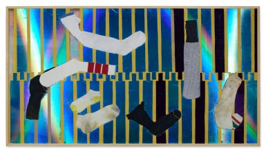 View full screen - View 1 of Lot 317. Reverse Glass Socks.