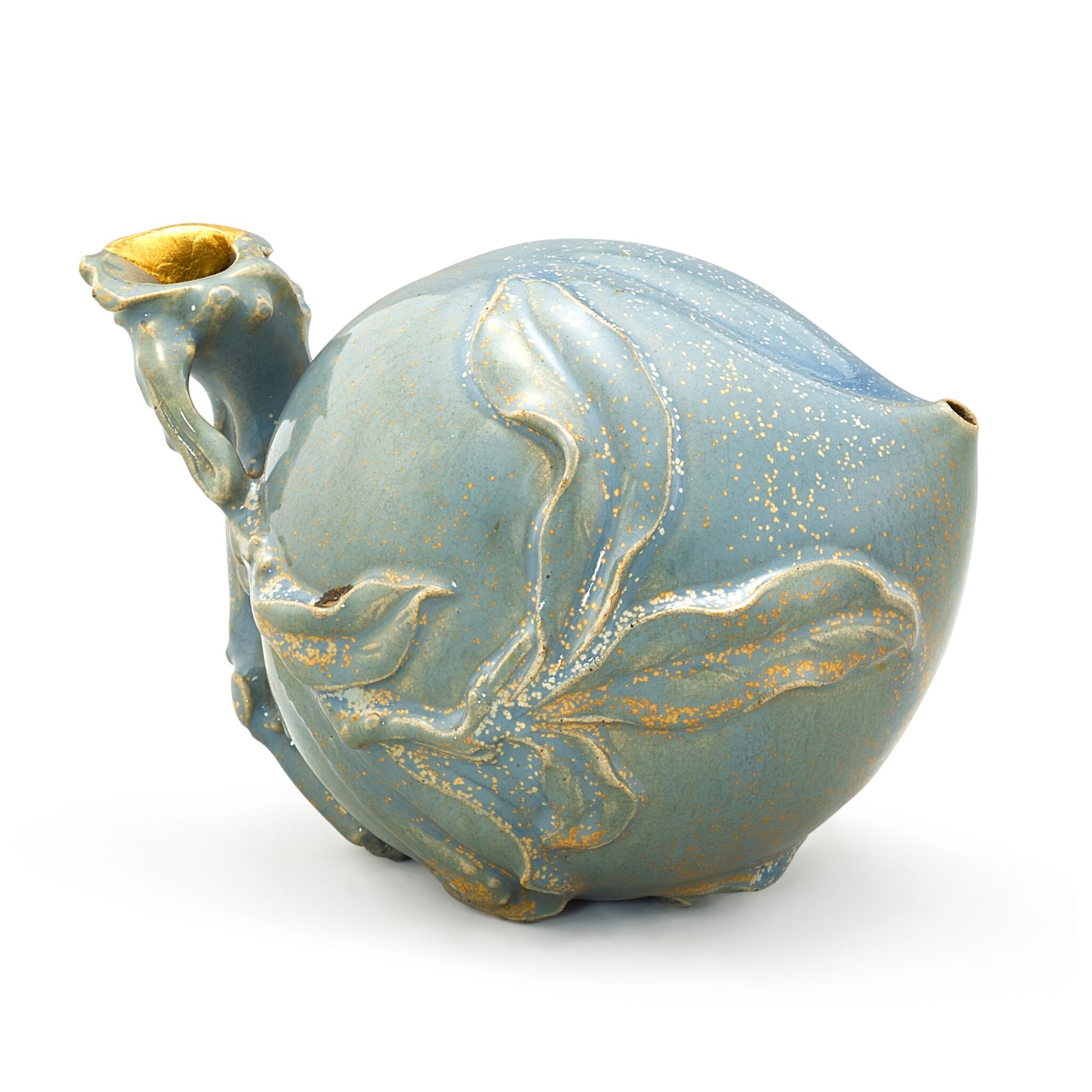 An Extremely Rare Inscribed Yixing Jun Imitation Peach Waterdropper Qing Dynasty Yongzheng Period 清雍正紫砂宜鈞釉 萬壽齊天 桃形水注 A Selection Of Qing Imperial An Extremely Rare Inscribed Yixing Jun Imitation Peach Waterdropper Qing Dynasty Yongzheng Period 清雍正紫砂宜鈞釉 萬壽齊天 桃形水注 A Selection Of Qing Imperial