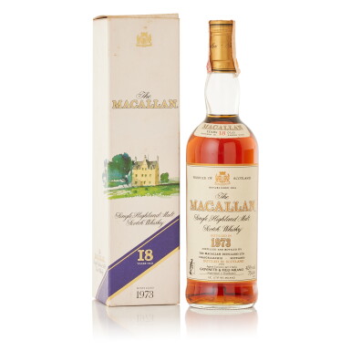 View full screen - View 1 of Lot 9322. The Macallan 18 Year Old 43.0 abv 1973 (1 BT75).