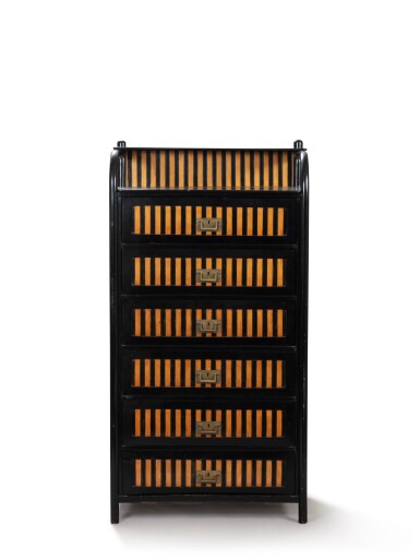 View full screen - View 1 of Lot 202. Chest of drawers, circa 1905.