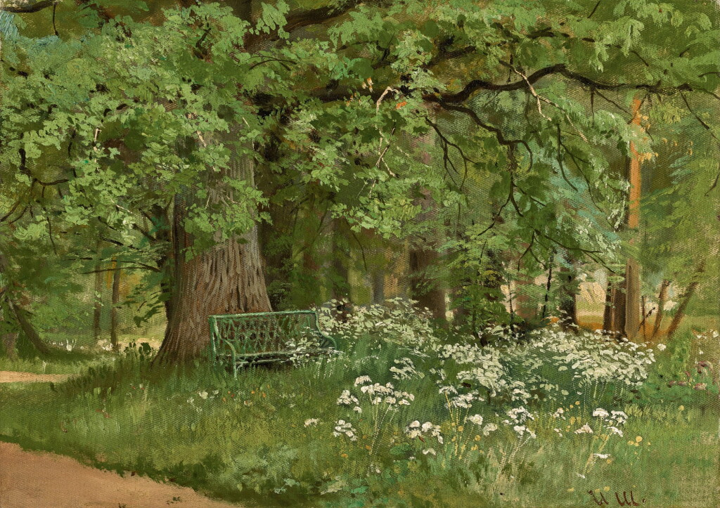 View full screen - View 1 of Lot 3. IVAN IVANOVICH SHISHKIN | A BENCH IN THE SHADE.