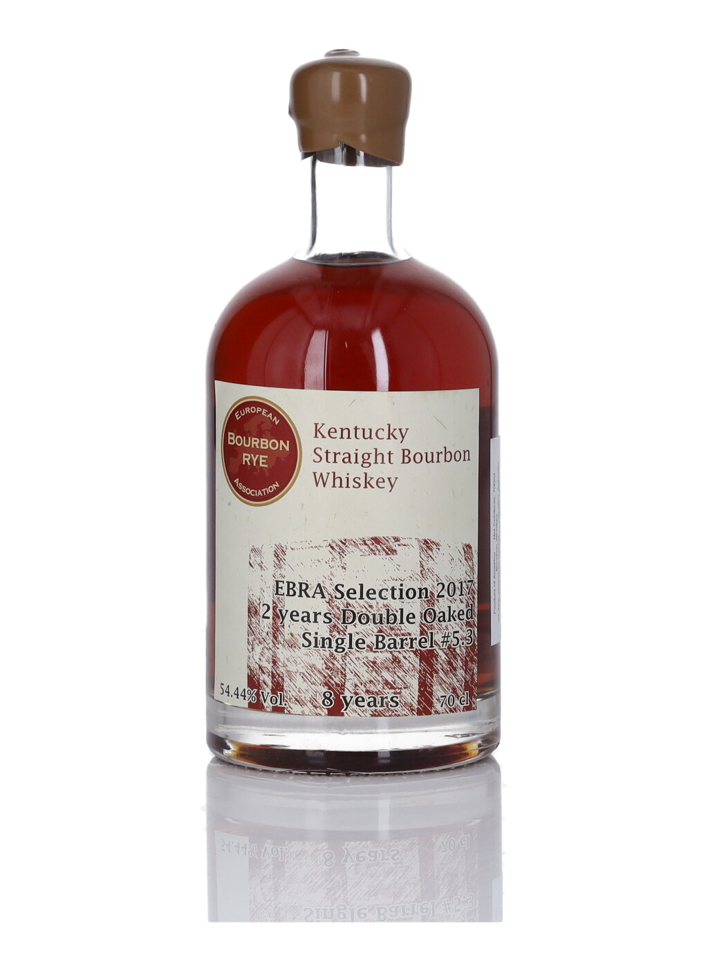 View full screen - View 1 of Lot 151. EBRA Selection #5.3 8 Year Old Straight Bourbon 108.88 Proof 2009 (1 BT 70cl).