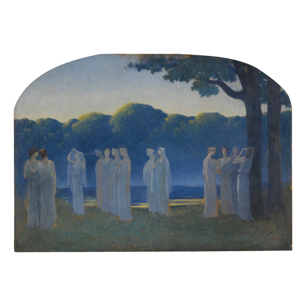 View full screen - View 1 of Lot 21. ALPHONSE OSBERT | LES MUSES DANS LA FORÊT.