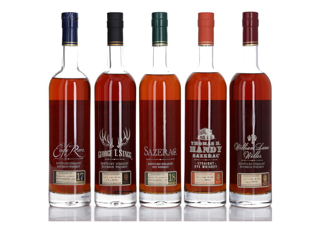 View full screen - View 1 of Lot 65. Buffalo Trace Antique Collection 2017 NV (5 Bottles 75cl).